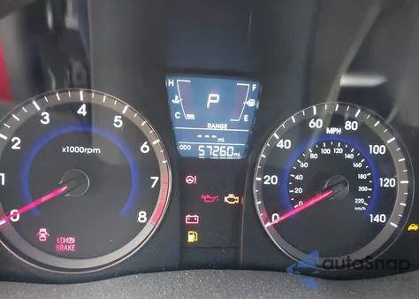 2014 Hyundai Accent Gls z USA, uszkodzony, nr VIN KMHCT4AE4EU729796